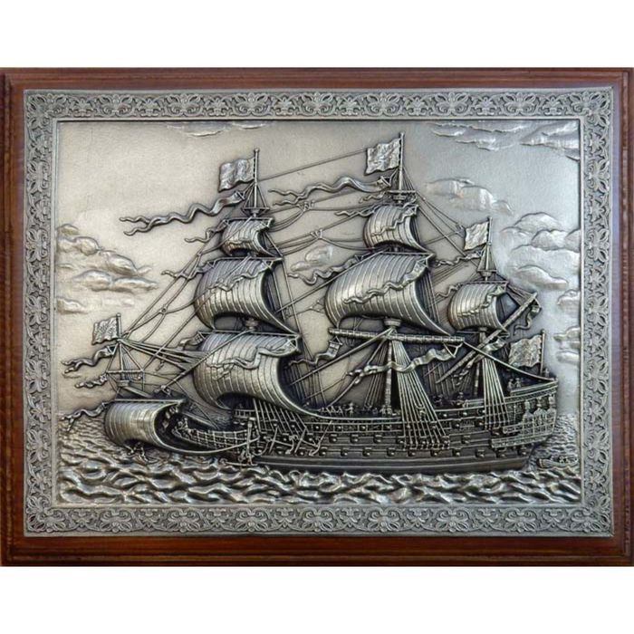 Деревянная ключница настенная «Каравелла» малая