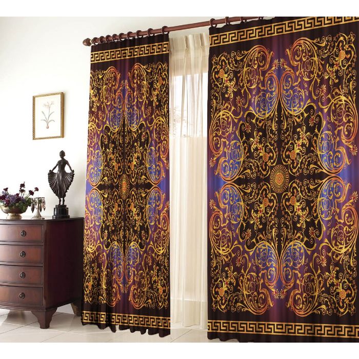 Комплект штор 21169 "Ампир", ш 150 х в 270 см - 2 шт, разноцветный