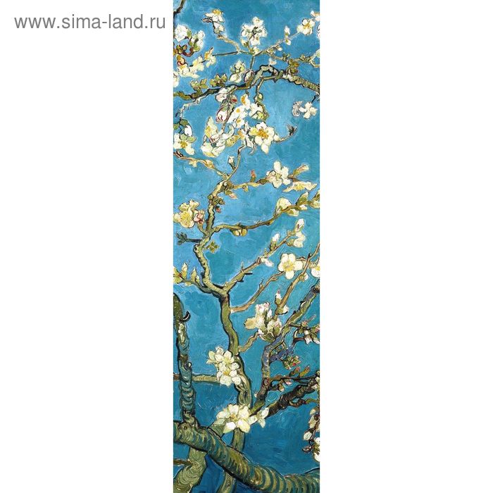 фото Закладка с резинкой. ван гог. цветущие ветки миндаля эксмо