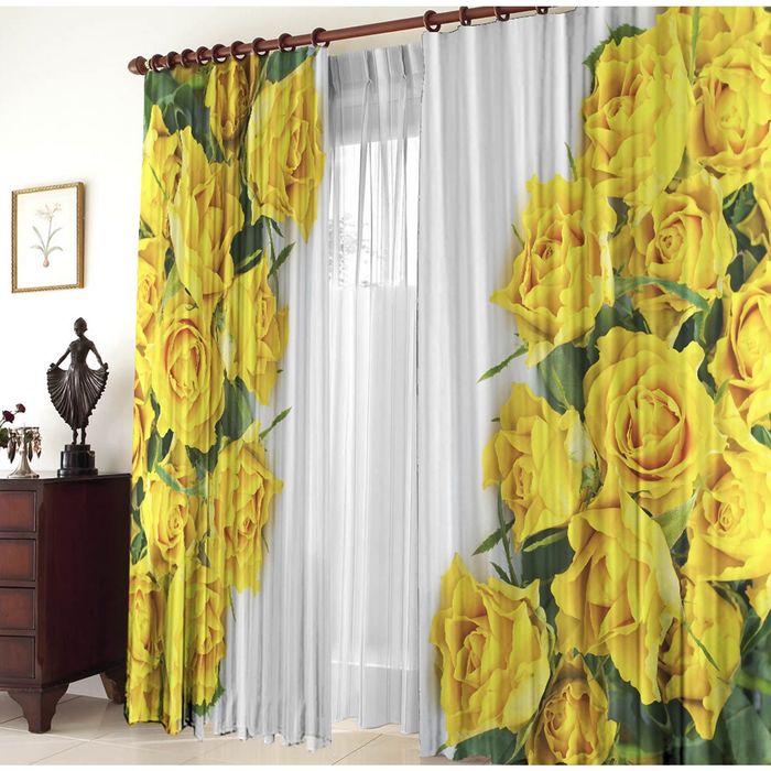 Комплект штор 21178 "Абрау", ш 150 х в 270 см - 2 шт, разноцветный