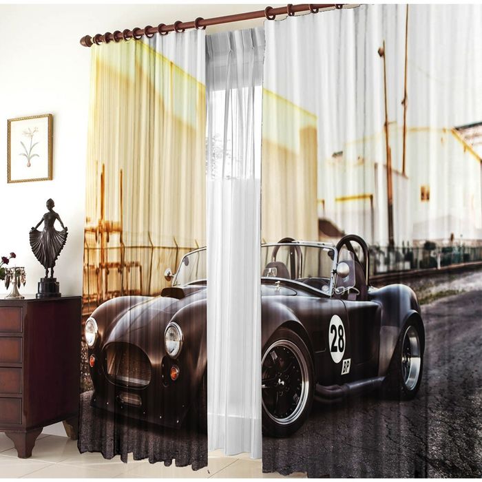 Комплект штор 21196 "Кобра", ш 150 х в 270 см - 2 шт, разноцветный