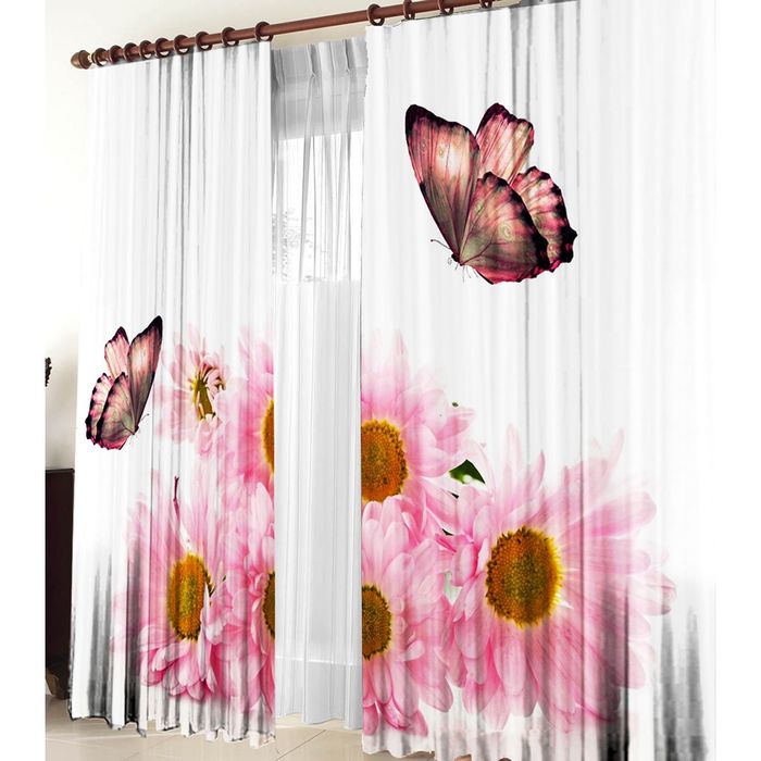 Комплект штор 21211 "Мгновение", ш 150 х в 270 см - 2 шт, разноцветный