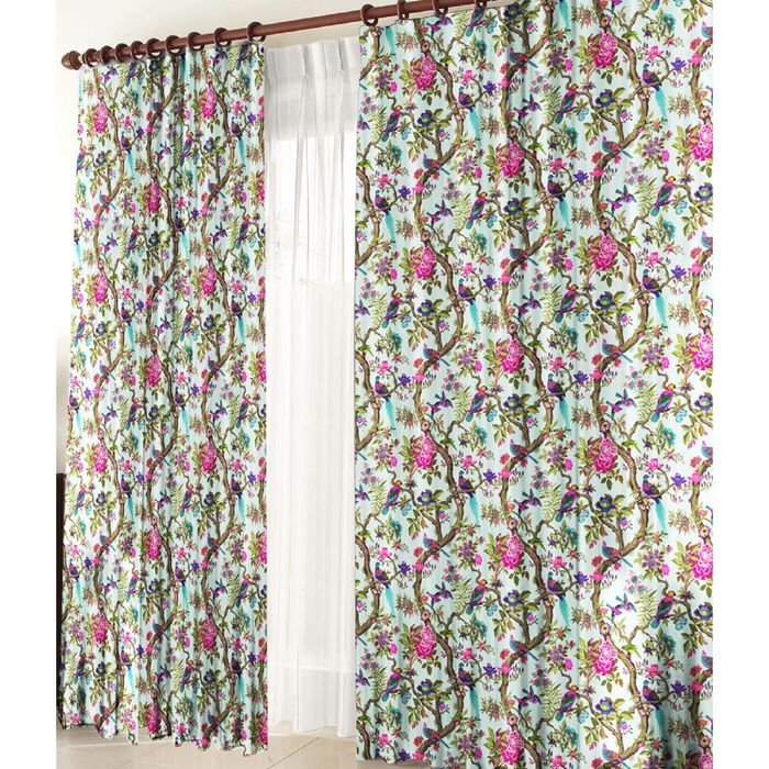 Комплект штор 21230 "Птички", ш 150 х в 270 см - 2 шт, разноцветный