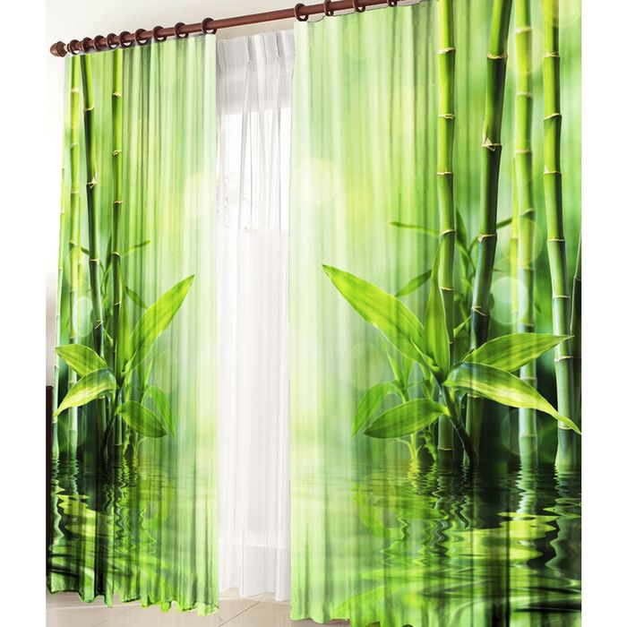 Комплект штор 21237 "Тростник", ш 150 х в 270 см - 2 шт, разноцветный