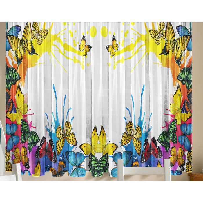 Тюль "Летний луг", размер 160х290 см