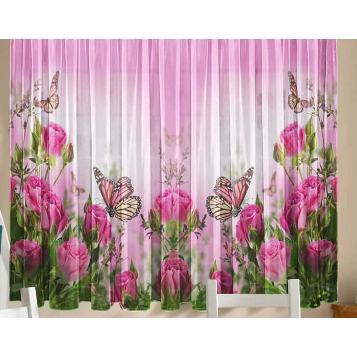 Тюль "Лето", размер 160х290 см