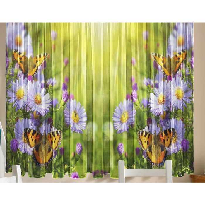 Тюль "Лужайка", размер 160х290 см