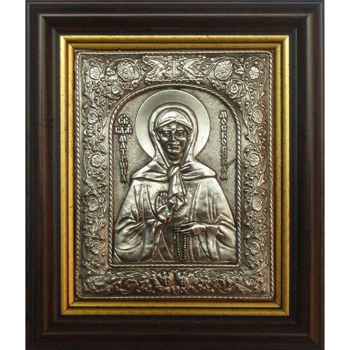 Икона «Блаженная Матрона Московская» (гальванопластика)