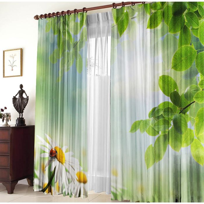 Комплект штор 21025 "Момент", ш 150 х в 270 см - 2 шт, разноцветный