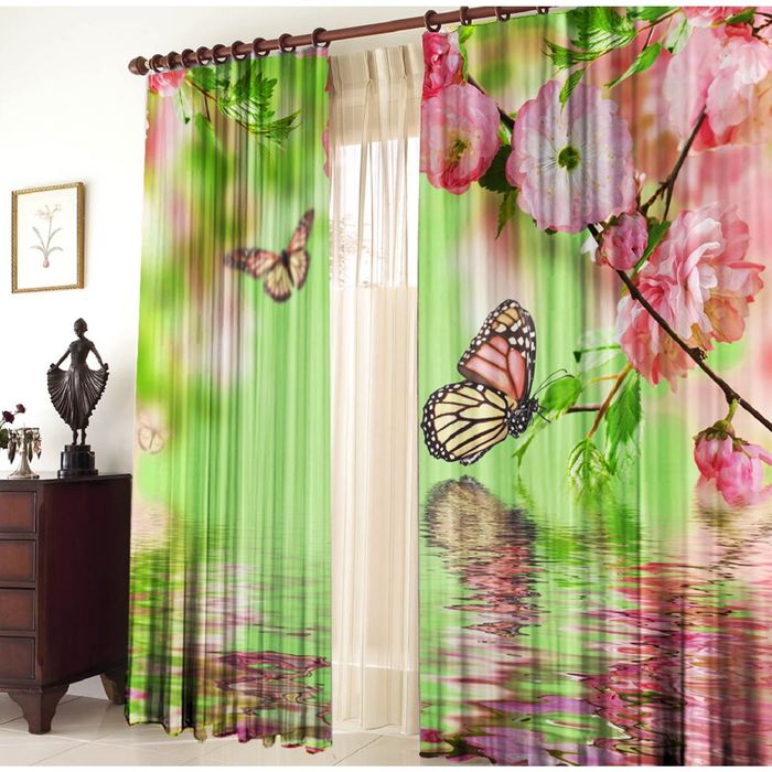 Комплект штор 21027 "Настроение", ш 150 х в 270 см - 2 шт, разноцветный