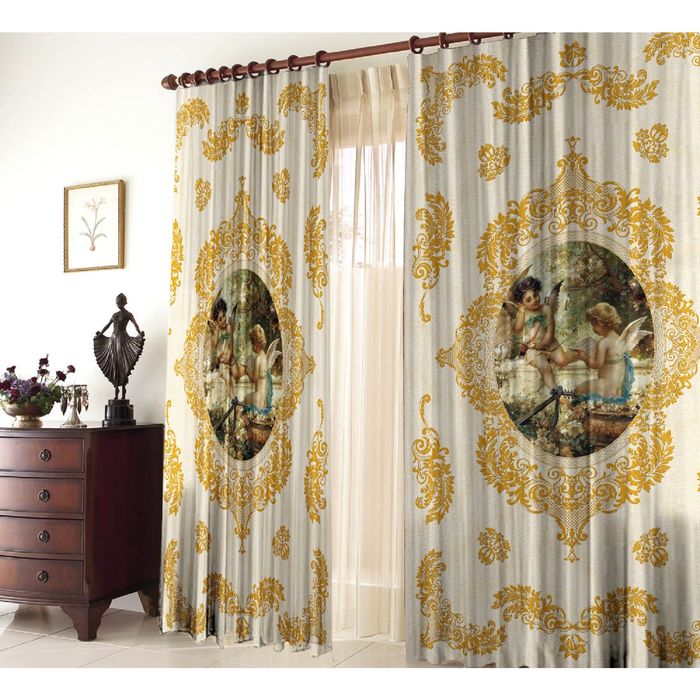 Комплект штор 21066 "Лира", ш 150 х в 270 см - 2 шт, разноцветный