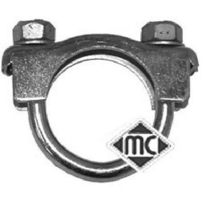 Хомут глушителя усиленный d=76мм METALCAUCHO 00625