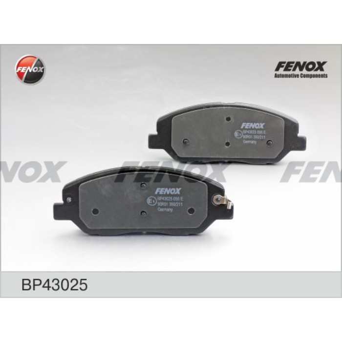 Колодки тормозные Fenox BP43025