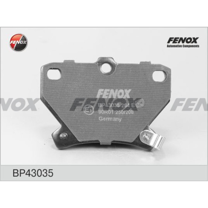 Колодки тормозные Fenox BP43035