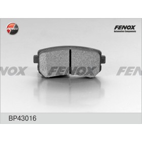 

Тормозные колодки задние Fenox BP43016