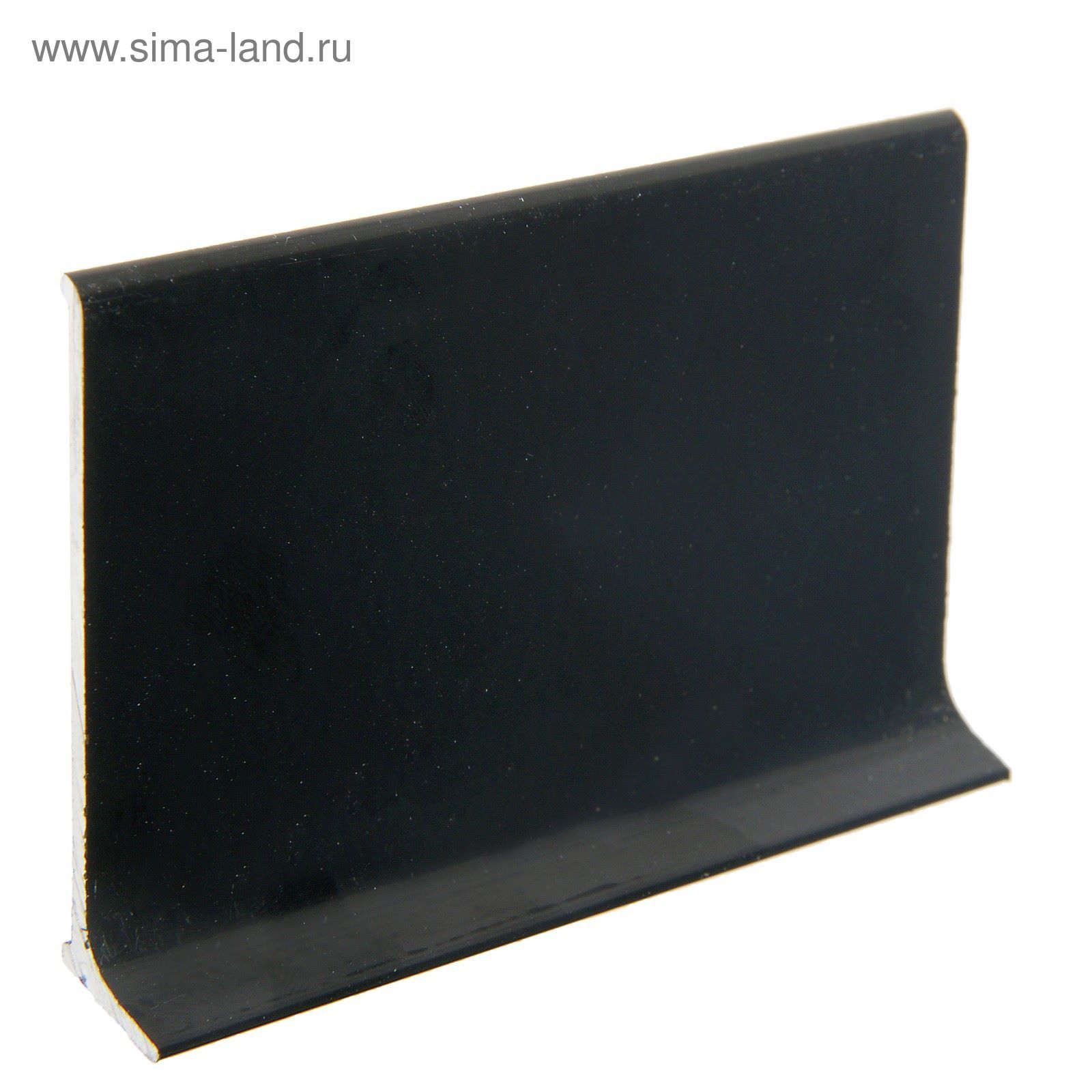 Плинтус алюминиевый l-образный черный (2500*11*60 мм)