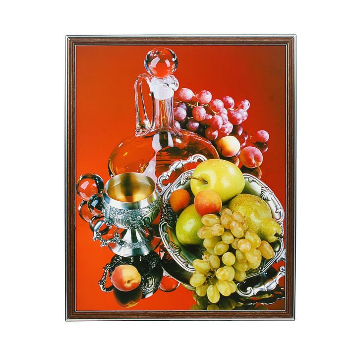 Картина "Фруктовая тарелка"