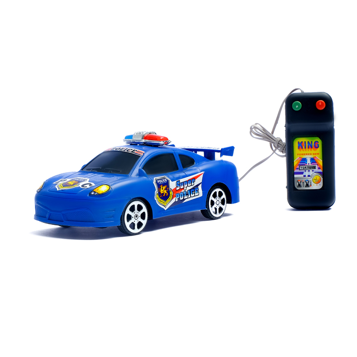 купить Машина на дистанционном управлении Полиция, работает от батареек, цвета МИКС