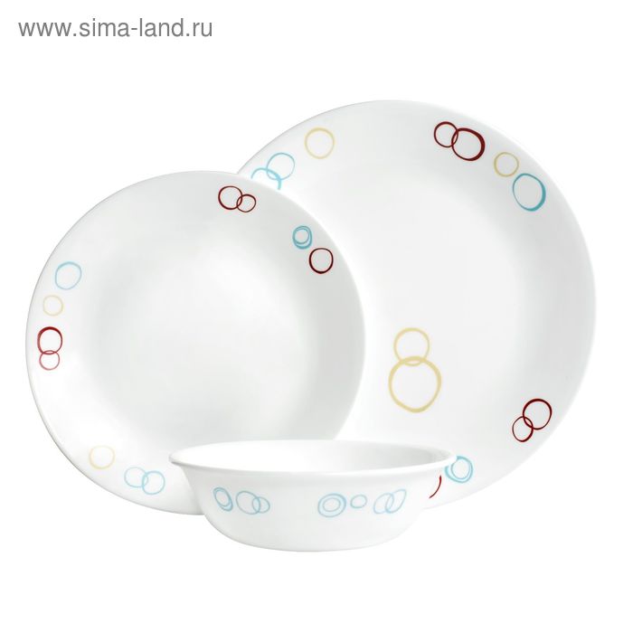 фото Набор посуды circles, 12 предметов corelle