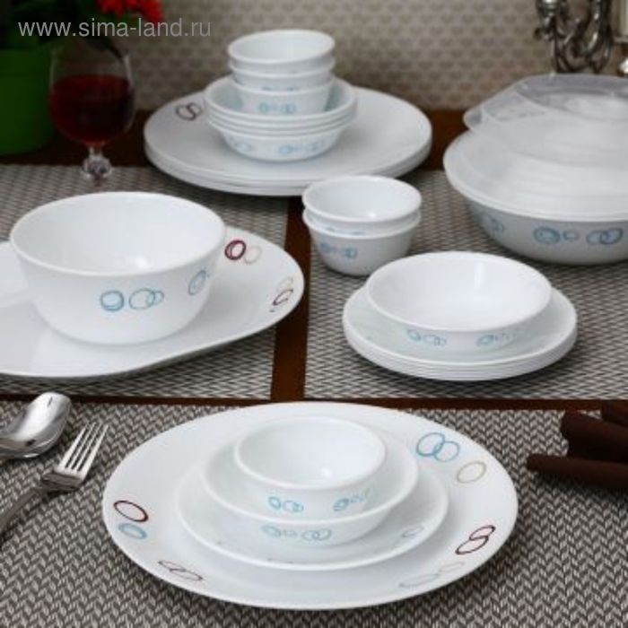 фото Набор посуды circles, 12 предметов corelle