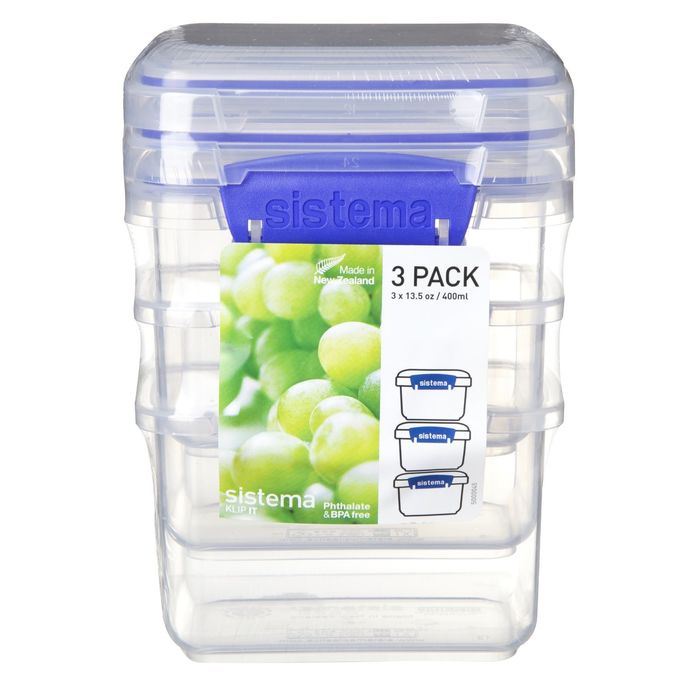 Набор (3шт) контейнеров 400мл