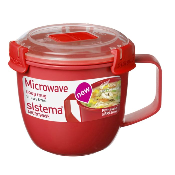 Кружка суповая Sistema Microwave, 565 мл