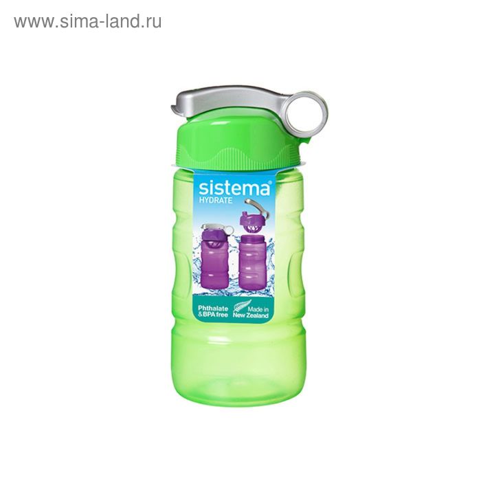 Спортивная питьевая бутылка Sistema, 560 мл спортивная бутылка 560 мл 8 7х7 9х23 см цвета в ассортименте 530 sistema