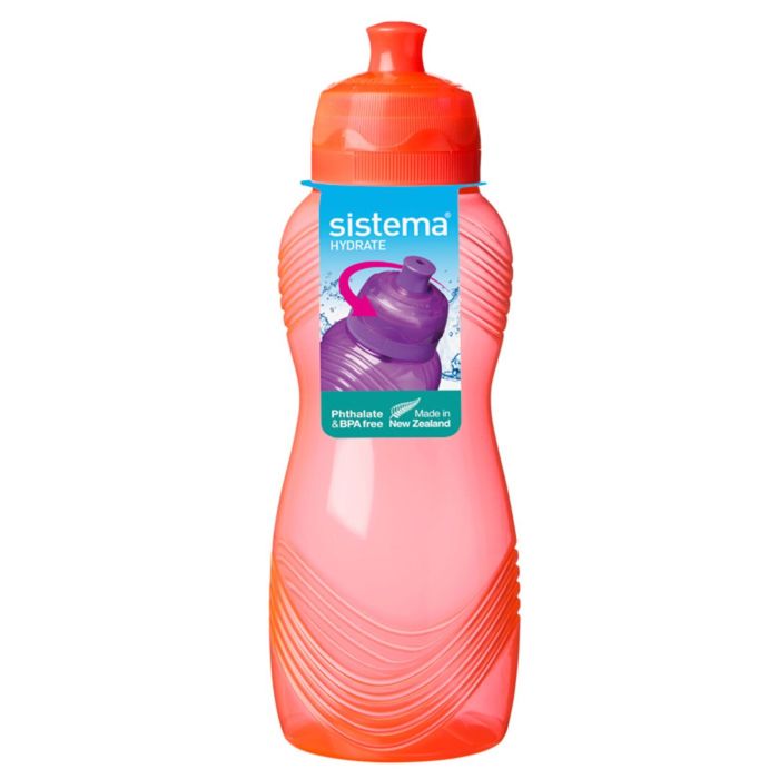 Бутылка для воды, 600 мл, микс