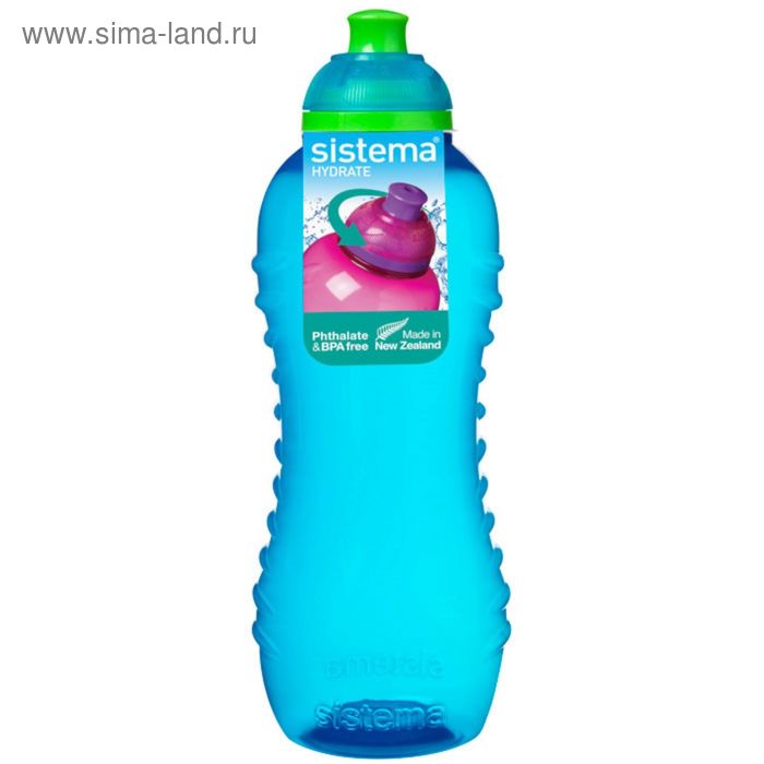 Бутылка для воды Sistema, 460 мл, цвет МИКС бутылка для воды sistema тритан 900 мл цвет микс