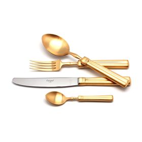

Набор столовых приборов Fontainebleau Gold, золотистый, матовая полировка, 72 предмета