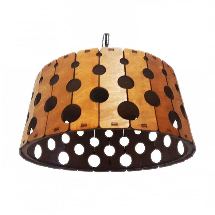 Люстра-подвес деревянная "Пузыри"