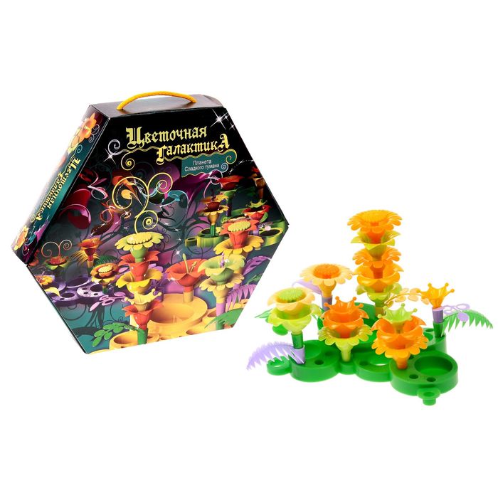 Настольная игра "Цветочная галактика: Планета Сладкого тумана", 67 деталей