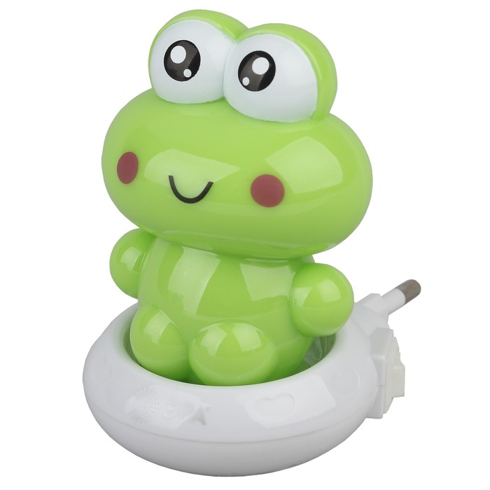 Ночник ЭРА NN-608-SW-GR зеленый "Лягушонок" сенсорный