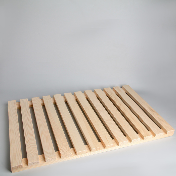 Решетка в ванную комнату под ноги 70 х 42 х 3 см, сосна