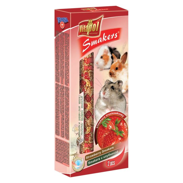 Лакомство Smakers® Vitapol для грызунов, с клубникой