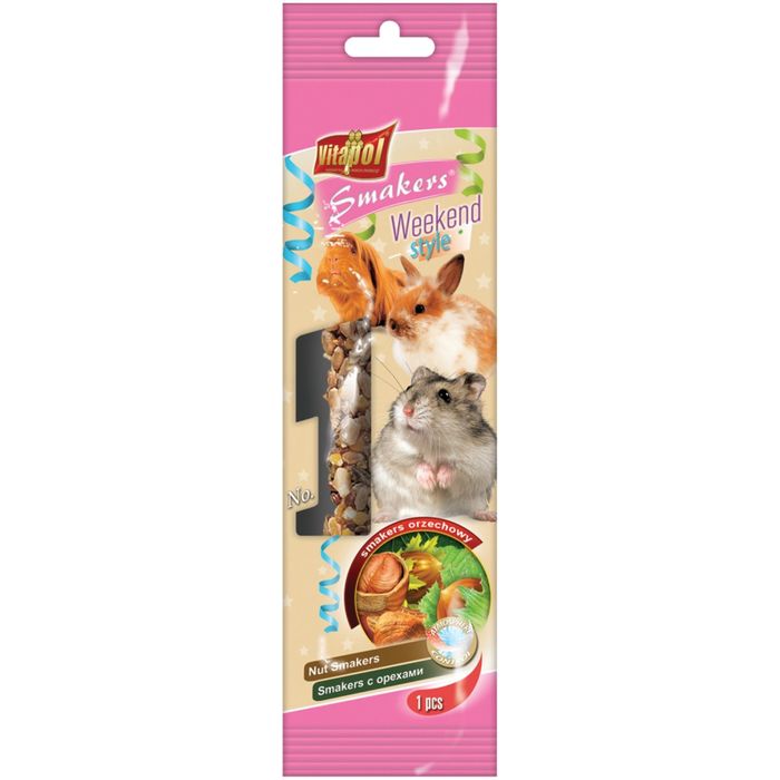 Лакомство Smakers ® "WEEKEND STYLE" Vitapol для грызунов, в пакете 1 шт.