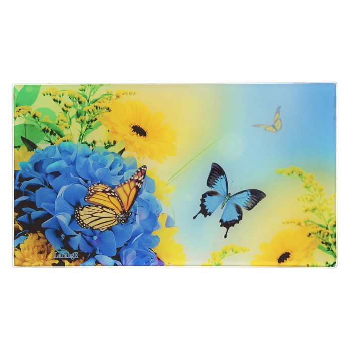Доска разделочная 20х35 см "Бабочки"
