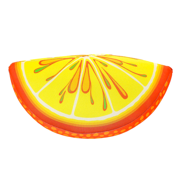 Мягкая антистресс-подушка "Долька апельсина"