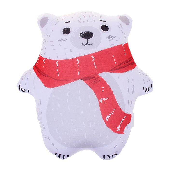 Мягкая игрушка-антистресс «Мишка-топтыжка», цвет белый