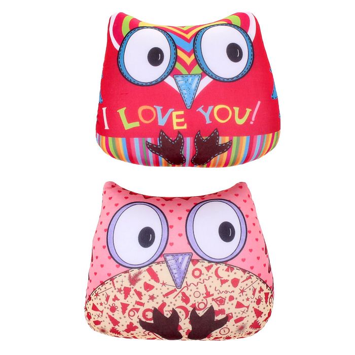 Мягкая игрушка-антистресс "Совята мини", набор 2 шт