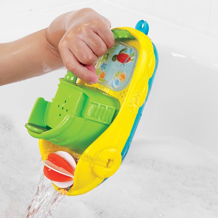 Игрушка для ванной «Весёлая лодочка», от 12 мес.