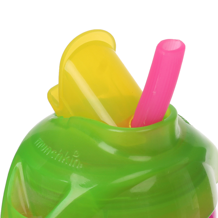 Поильник с трубочкой Click Lock, 266 мл, от 12 мес., цвета МИКС