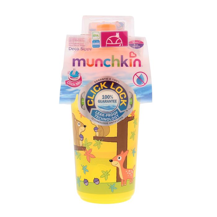 Поильник-чашка с носиком Click Lock, 266 мл, от 9 мес., цвета МИКС