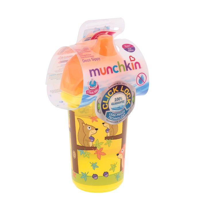 Поильник-чашка с носиком Click Lock, 266 мл, от 9 мес., цвета МИКС