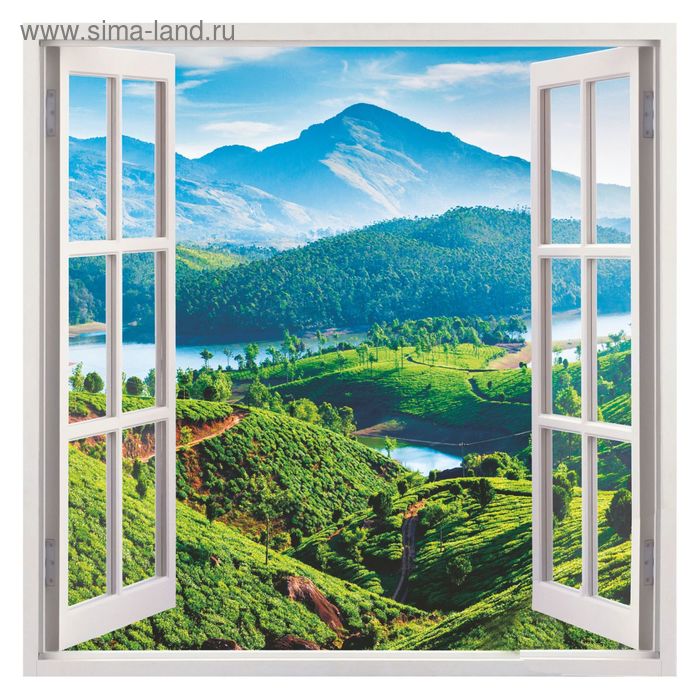 Фотообои К-115 «Вид из окна» (4 листа), 140 × 140 см пастухова юлия вид из окна