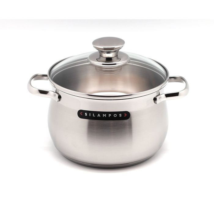 Кастрюля глубокая 4,1 л, 20 см, "Роял"