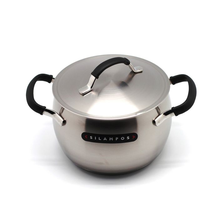 Кастрюля глубокая 3,3 л, 18 см, "Маск сатин"