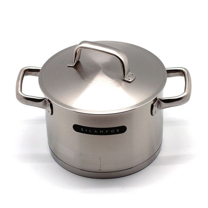 Кастрюля глубокая 5,25 л, 22 см, "Мув сатин"