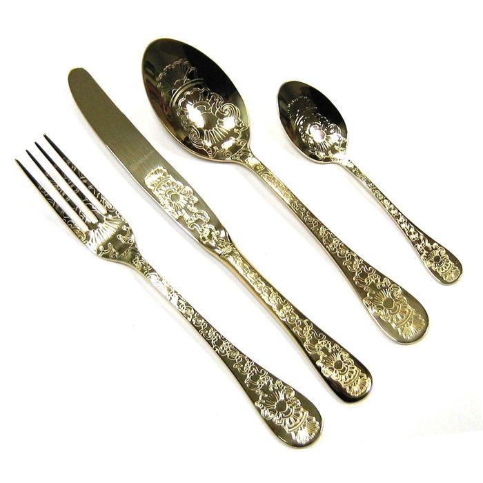 Столовые приборы SANTAMARTA GOLD 24 пр.