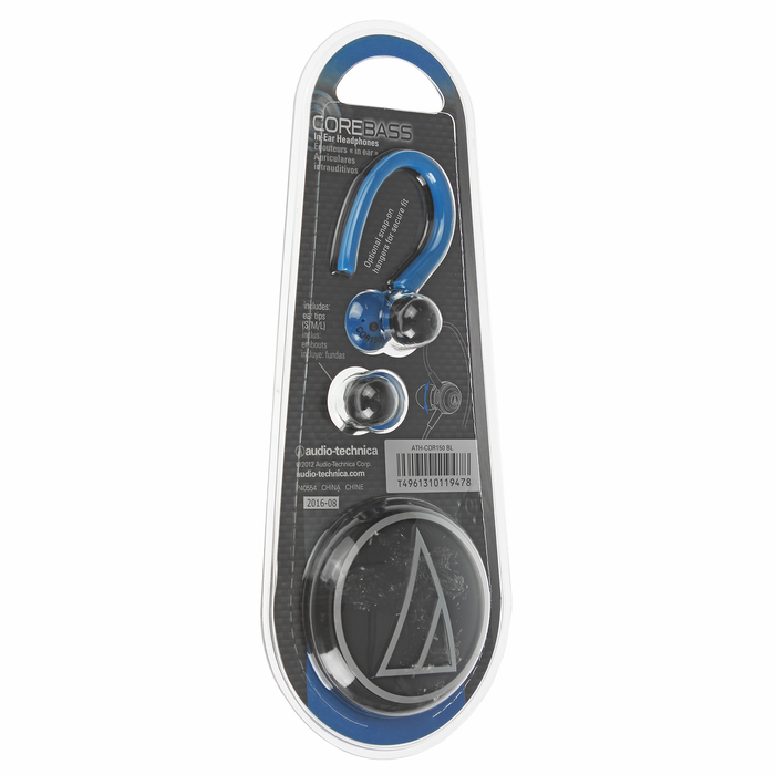 Наушники AUDIO-TECHNICA ATH-COR 150 BL, вставные, синяя